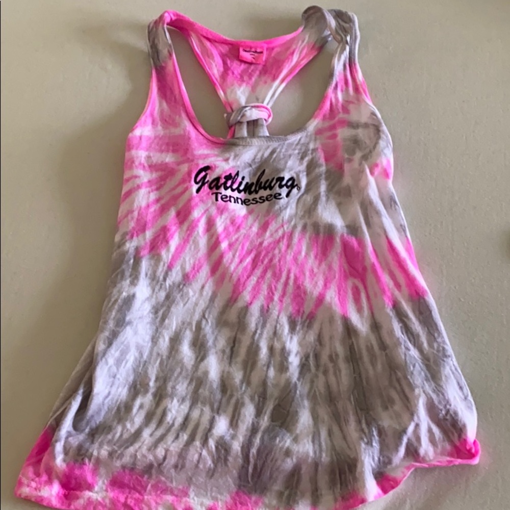 Gatlinburg Tennessee Tie-dye tank top